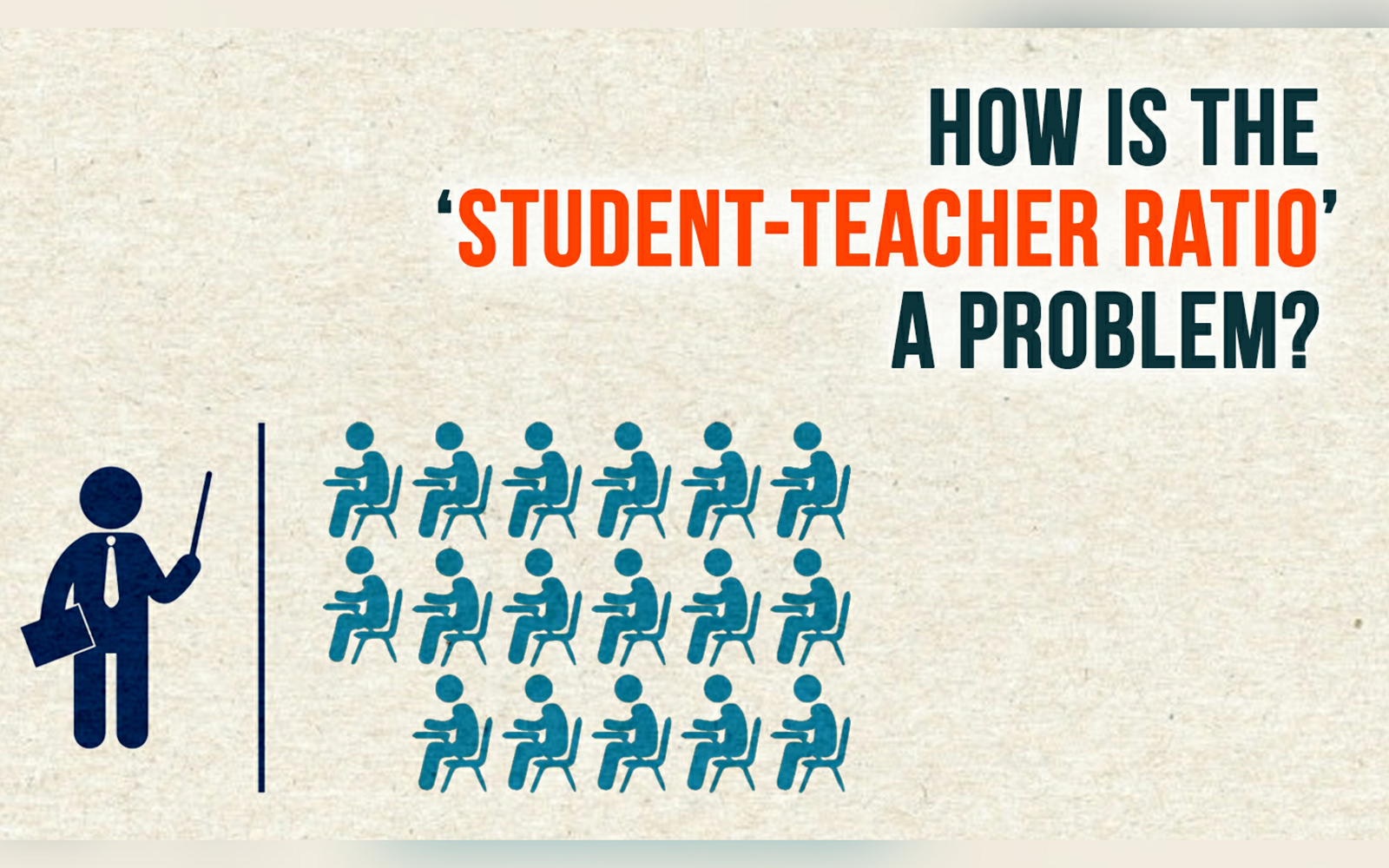 How is the ‘Student-Teacher ratio’ a problem?