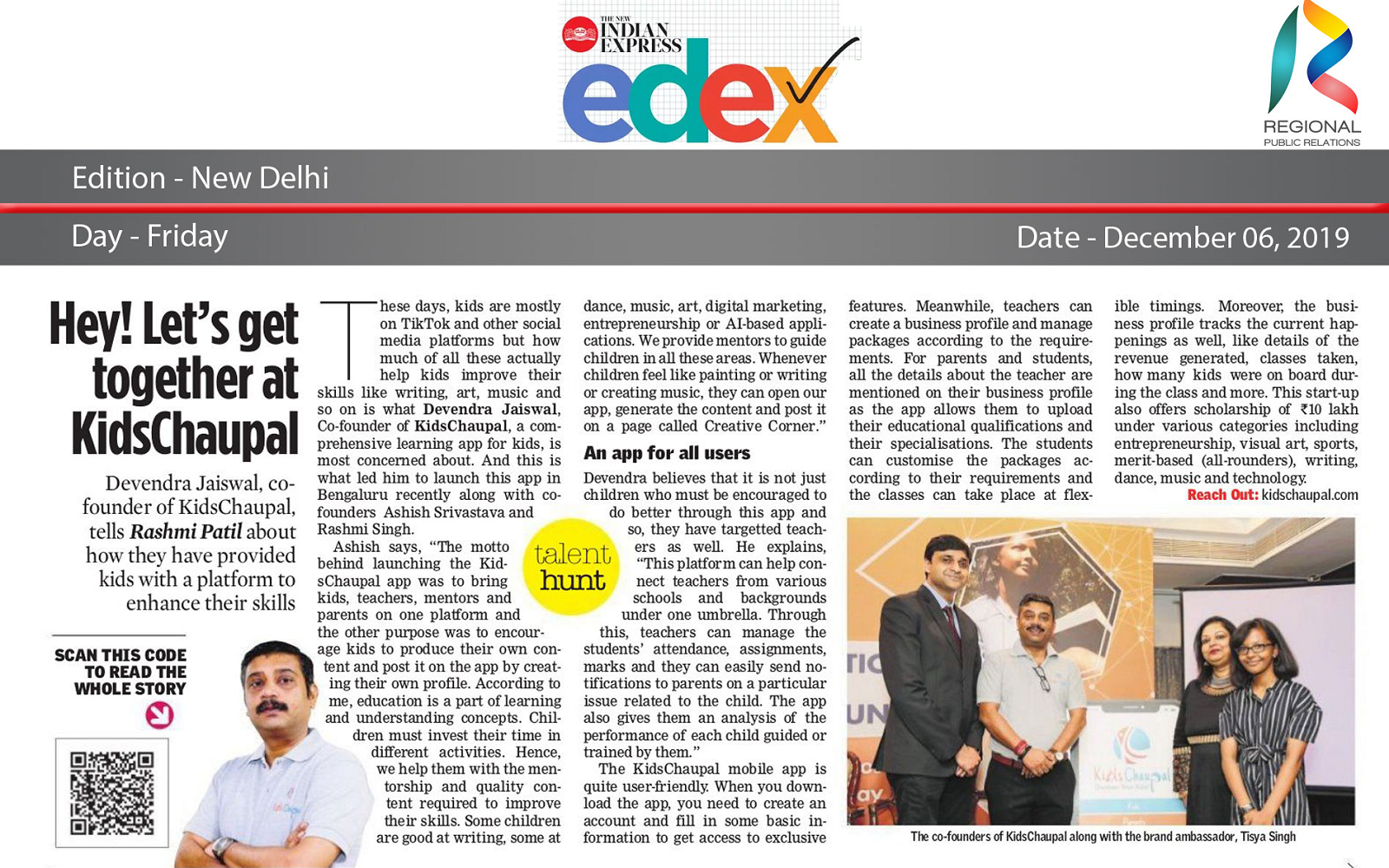 Online platform KidsChaupal is helping kids enhance their skills and become all-rounders of tomorrow
